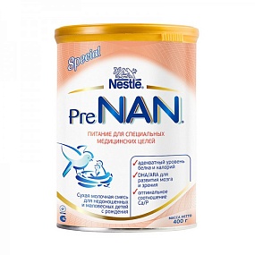 Nestle pre nan сухая молочная специализированная смесь +удобная ложка 400 гр