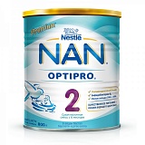 Nestle nan Premium Optipro №2 сухая молочная смесь 800 гр