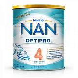Nestle nan Premium Optipro №4 сухой молочный напиток 800 гр