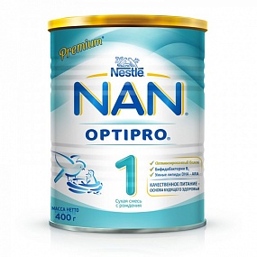 Nestle nan Premium Optipro №1 сухая молочная смесь 400 гр