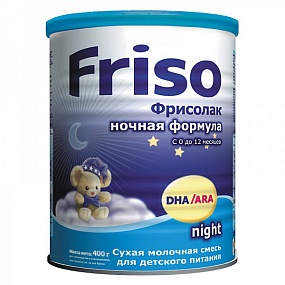 Frisо Фрисолак ночная формула сухая молочная смесь 400 гр