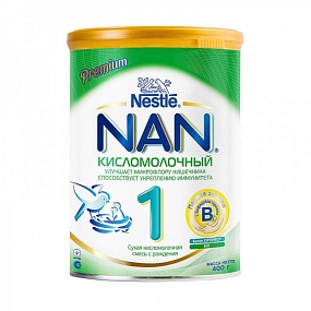 Nestle nan Premium кисломолочный №1 сухая молочная смесь 400 гр