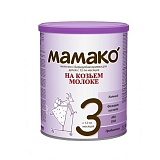Мамако 3 сухая молочная смесь на основе козьего молока 400 гр