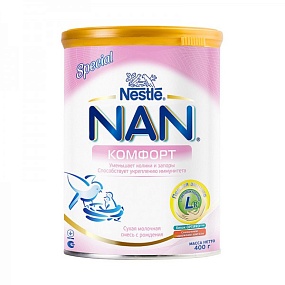Nestle nan Premium комфорт сухая молочная смесь 400 гр