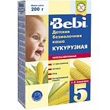 Bebi Premium каша безмолочная кукурузная низкоаллергенная (с 5 мес) 200 гр