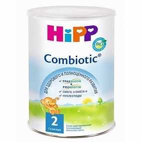 Hipp Combiotic №2 сухая молочная смесь 800 гр