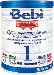 Bebi Premium 1 сухая молочная смесь с рождения 400 гр.
