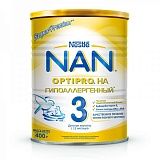 Nestle nan Premium гипоаллергенный №3 сухой молочный напиток 400 гр