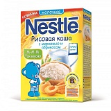 Nestle каша молочная рисовая морковка абрикос (1 ступень) 250 гр