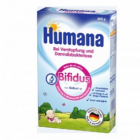 Humana bifidus сухая молочная смесь 300 гр