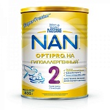 Nestle nan Premium гипоаллергенный №2 сухая молочная смесь 400 гр