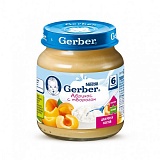 Gerber абрикос с творогом (с 6 мес) 125 гр