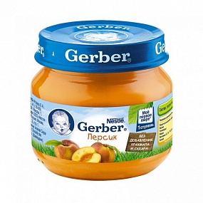 Gerber персики (1 ступень) 80 гр