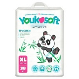 Подгузники-трусики Youkosoft премиум  XL (12-17кг) 38шт